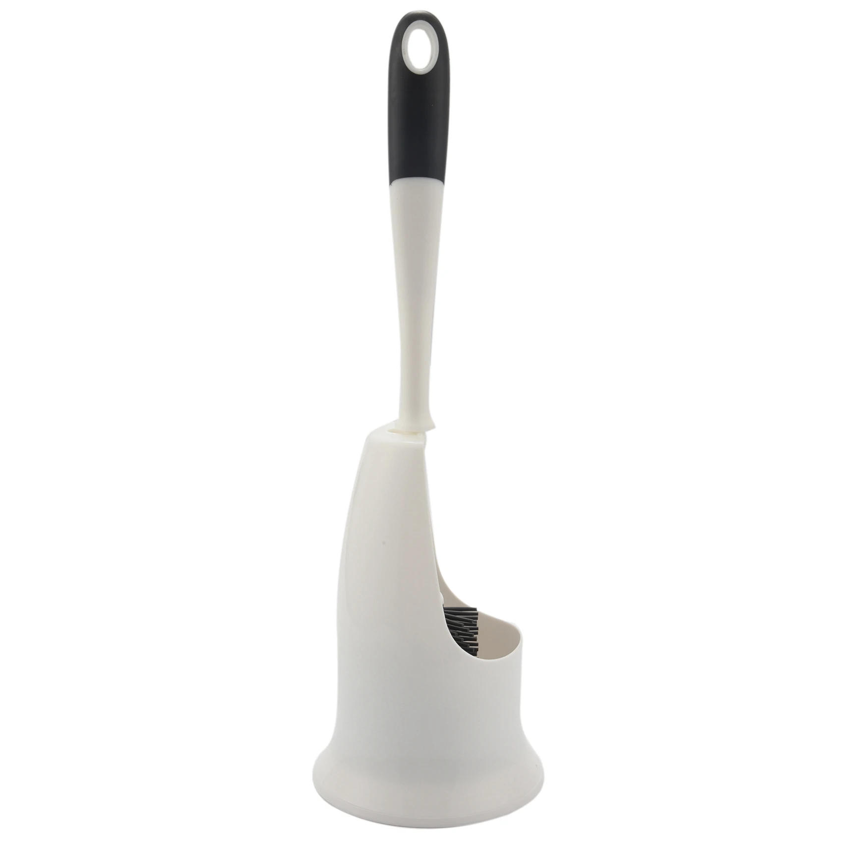 F-T Toilet Brush And Holder,Toilet Bowl Cleaning Brush Set,Under Rim Lip Brush And Storage Caddy For Bathroom