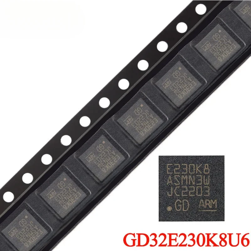 GD32E230K8U6 GD32E230 32E230K8U6 GD GD32 E230K8 QFN-32 ARM Cortex-M23 32-bit Microcontroller MCU IC Controller Chip New Original