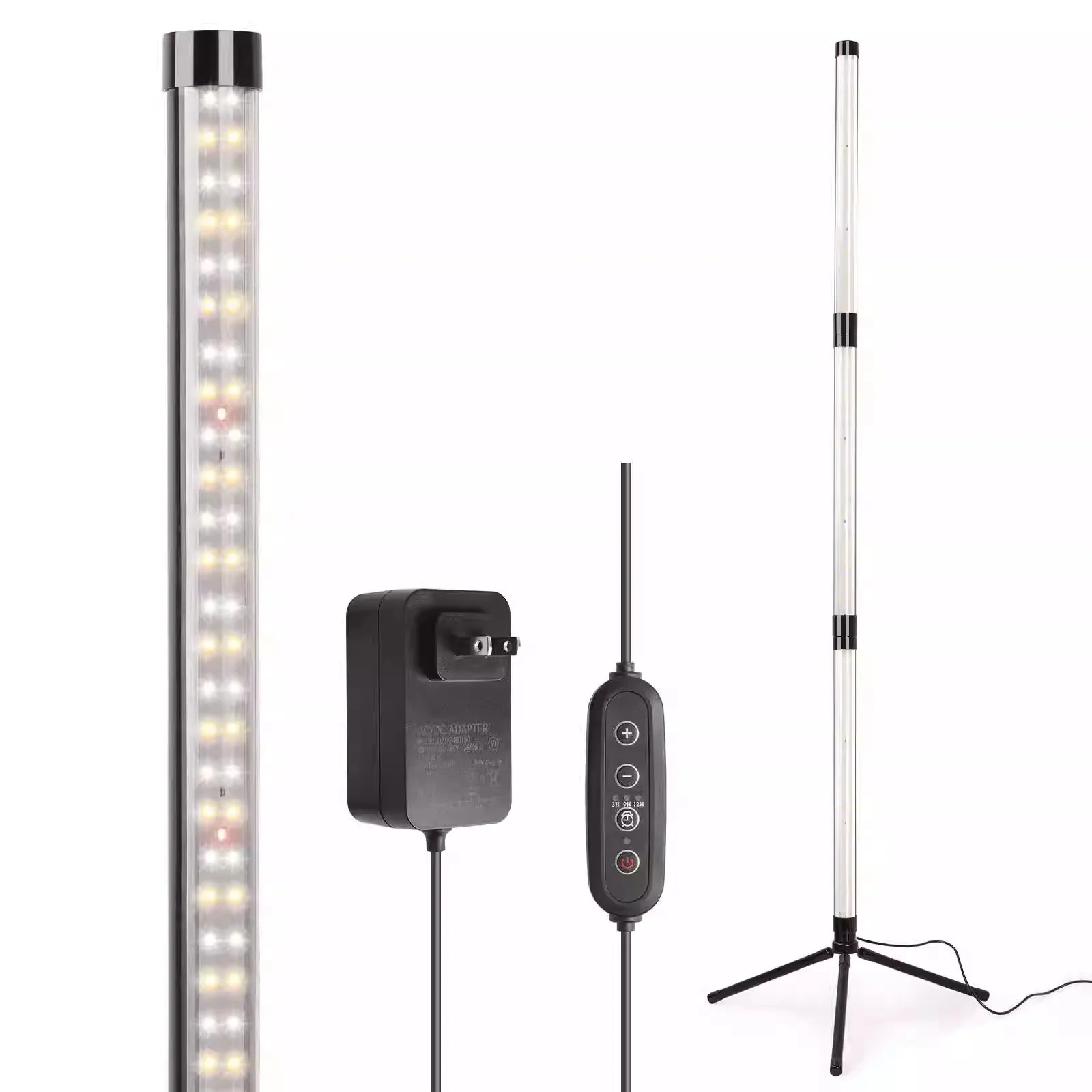 LED plant filling light side luminous plant light growth light full spectrum can be adjusted regularly and can be split into