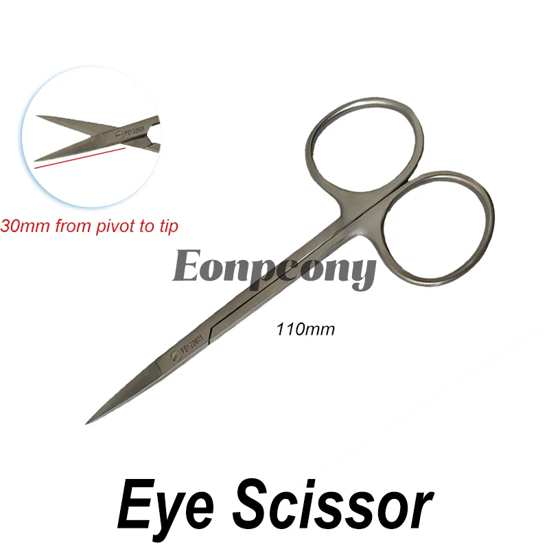 Tesoura ocular Stevens Tesoura de tenotomia Instrumentos cirúrgicos utilitários de aço inoxidável