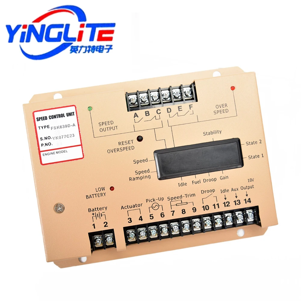FSK639D-A control unit diesel generator governor for FSK628 diesel generator control unit electronic DC engine motor parts