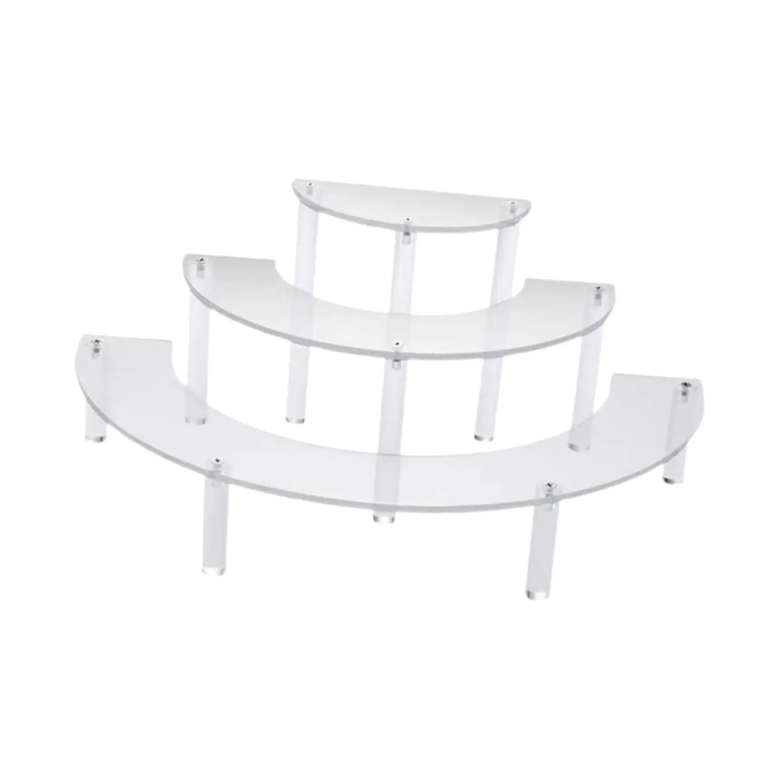 

Elegant Acrylic Jewelry Stand with Multi-Tiered Design for Home Decor