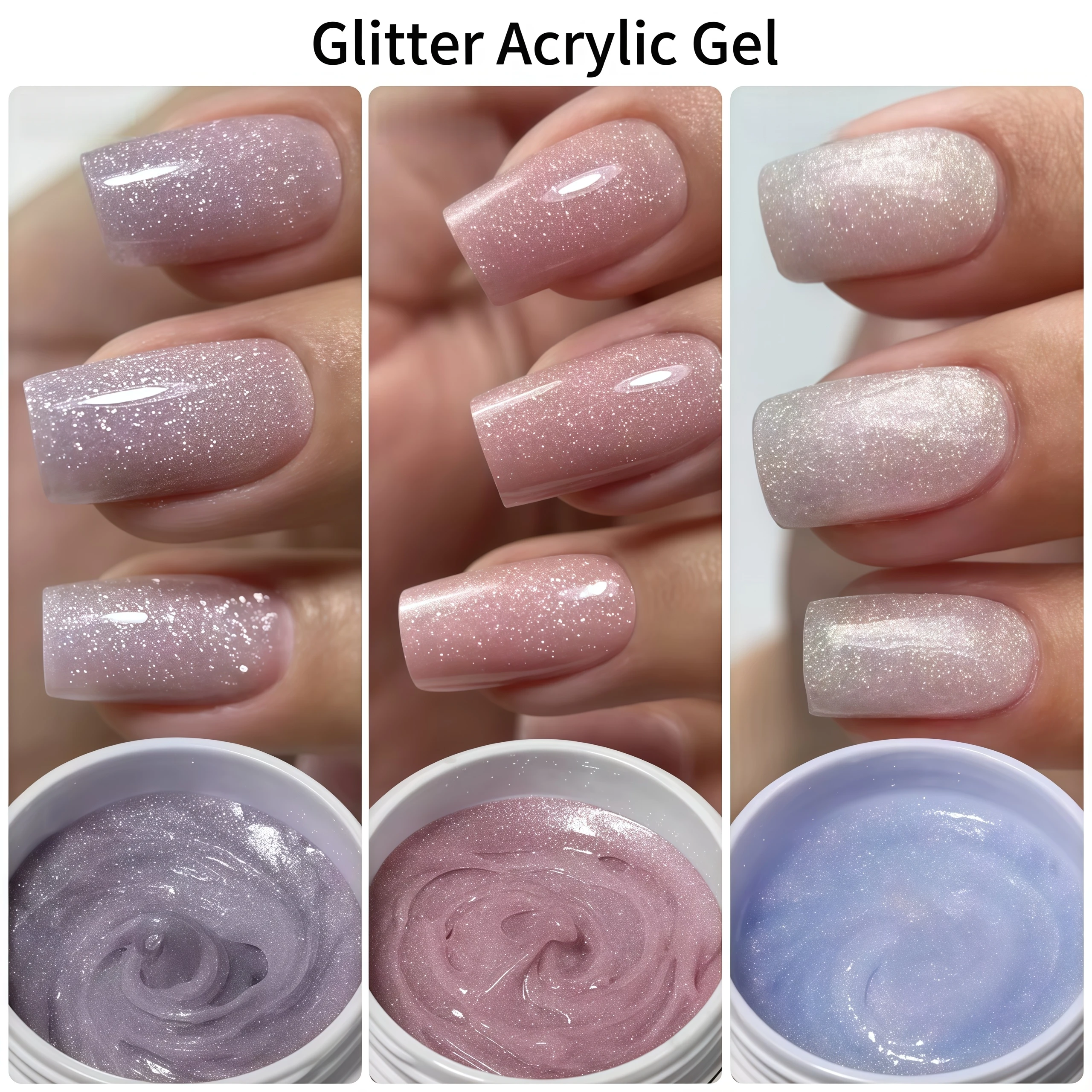 HL Nagelverlängerer, 20g Formgebender Nagellack, Geeignet zum Formen und Verlängern von Nägeln, Reparieren von Brüchigen Nägeln, Nagelkunst-Geschenke.