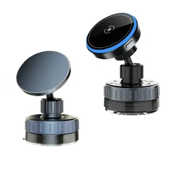 Universal Magnetic Phone Wireless Charger Holder Sucker in Car Home Mirro Gym Bath for Iphone 16 15 14 13 12 11 Pro Max Samsung