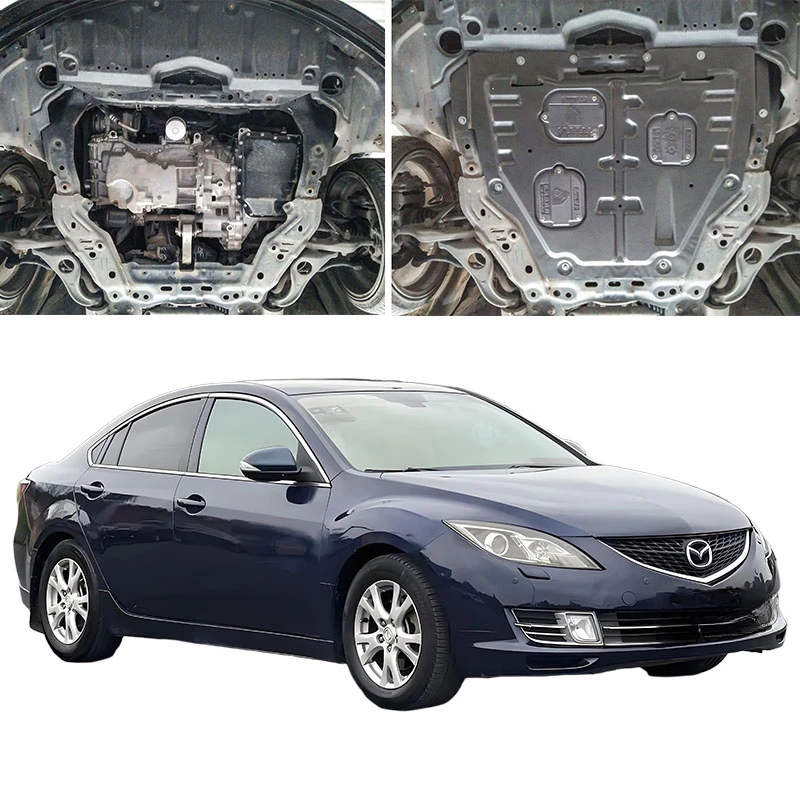 

Car Accessories Black Under Engine Guard Mudguard Board Splash Shield Mud Fender Plate Panel For Mazda 6 Ultra 2006-2013 2.0L
