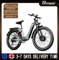 Shengmilo MX06 Pro 2000W Dual Motor 26 Inch Fat Tire E Mountain Bike With 48V 17.5AH Battery