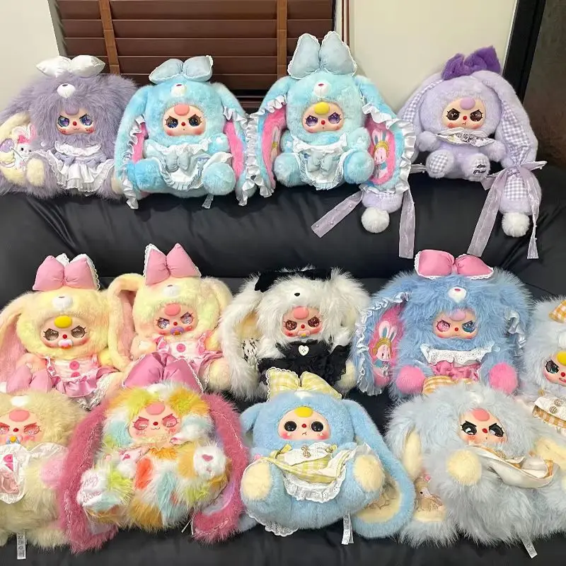 

Baby Three Plush Toy Lily Rabbit Town Series V5 Generation 400% Large Size Blind Box Cute Plush Toy Rabbit Collectible Toy Gifts