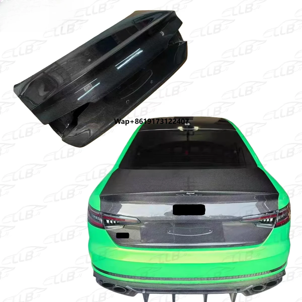 

Factory Direct Sale of High-quality for A4 B9 Upgraded Carbon Fiber Trunk Lid