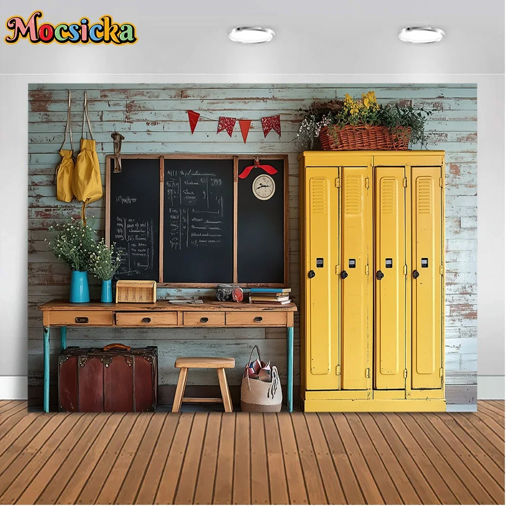 Mocsicka خلفيات التصوير الفوتوغرافي العودة إلى موسم المدرسة الأطفال عطلة حزب الناس صور خلفيات استوديو الدعائم