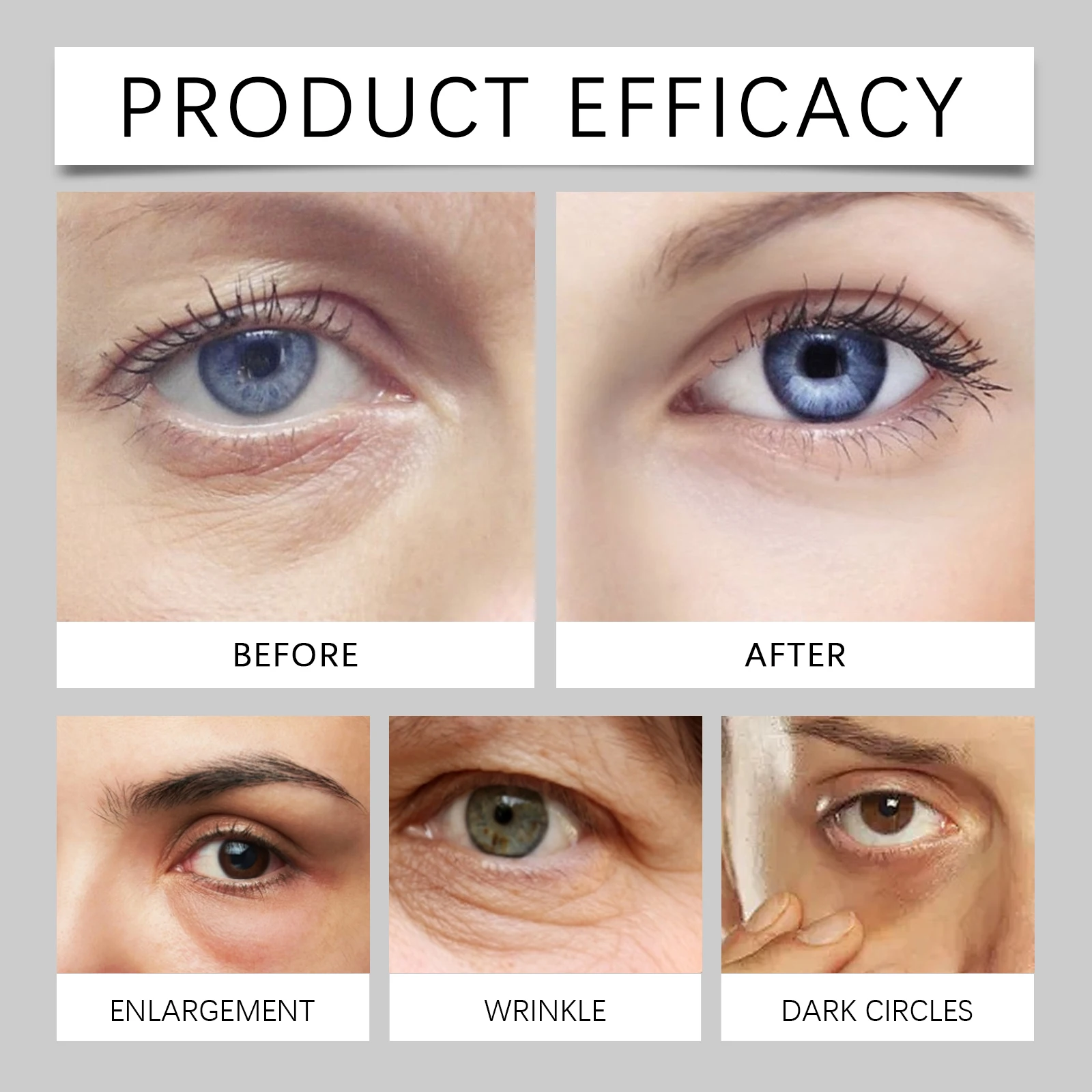 كريم عين HOYGI ريتينول لشد البشرة حول العينين وتحسين أكياس العين والخطوط الدقيقة الناعمة وتقليل الهالات السوداء وعصا بلسم مغذي #2