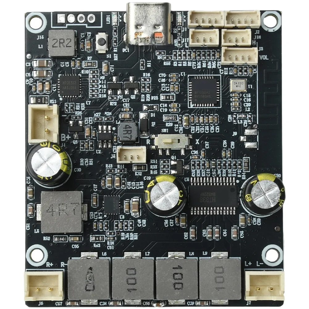 5.0 7.4V Dual Channel For amplifier PCB 2x25W Output with Bass Control Treble Control for Custom Speaker Builders