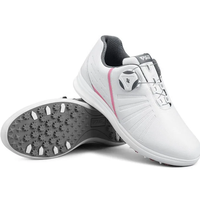 Scarpe da golf PGM scarpe da donna con pomello lacci scarpe da golf con borchie antiscivolo