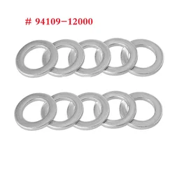 10pcs Engine Oil Drain Plug Washer Gaskets 14mm 94109-12000 Aluminum For Honda For Acura Civic Odyssey For CRV Auto Parts