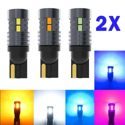 2X T10 W5W CANBUS 3020 Led Bulbs No Error Interior Lights License Plate Lamp Taillight Stop Lamp Clearance Lamp 12V Amber White