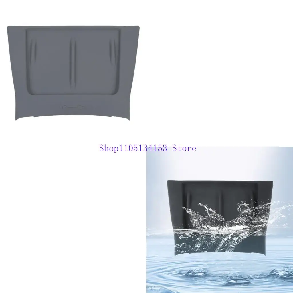 

hg89 Гибкая подкладка Моющийся силиконовый коврик Противоскользящий коврик с центральным управлением для 3 человек