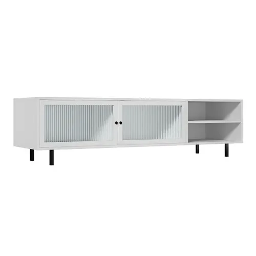 Wholesale TV Cabinet Combination Simple Modern Drawer Cabinet Tempered Glass Floor Cabinet Locker tv Stand for Living Room