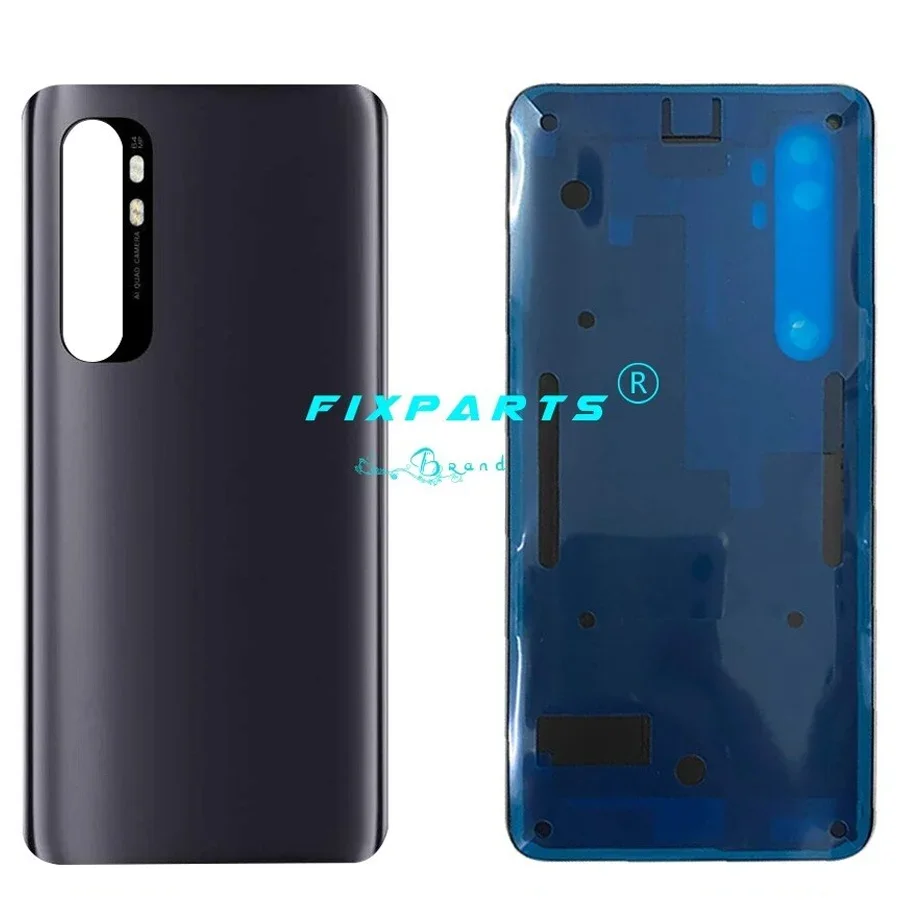 Pełna nowa dla Xiaomi Mi Note 10 Lite Tylna pokrywa Tylna obudowa Drzwi Obudowa Zamiennik dla Mi Note 10 Lite Pokrywa baterii z obiektywem