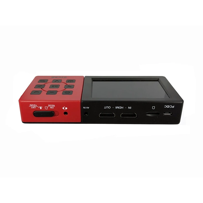 Ezcap273A 1080P 60FPS AV HDMI Video Capture Card Live Streaming Record To TF Card with Screen Player HDMI Loop MIC Audio Mixing