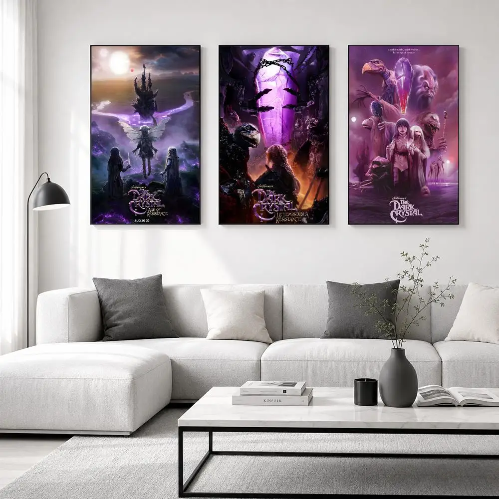 Movie The Dark Crystal Poster High-quality wall art posters, suitable for home offices, bedrooms, and living rooms.