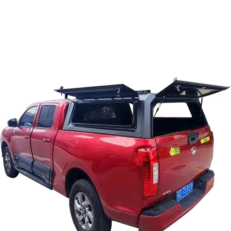 Lightweight Steel Dual Cab 4x4 Pick Up truck camper canopy for l200 triton navara np300 