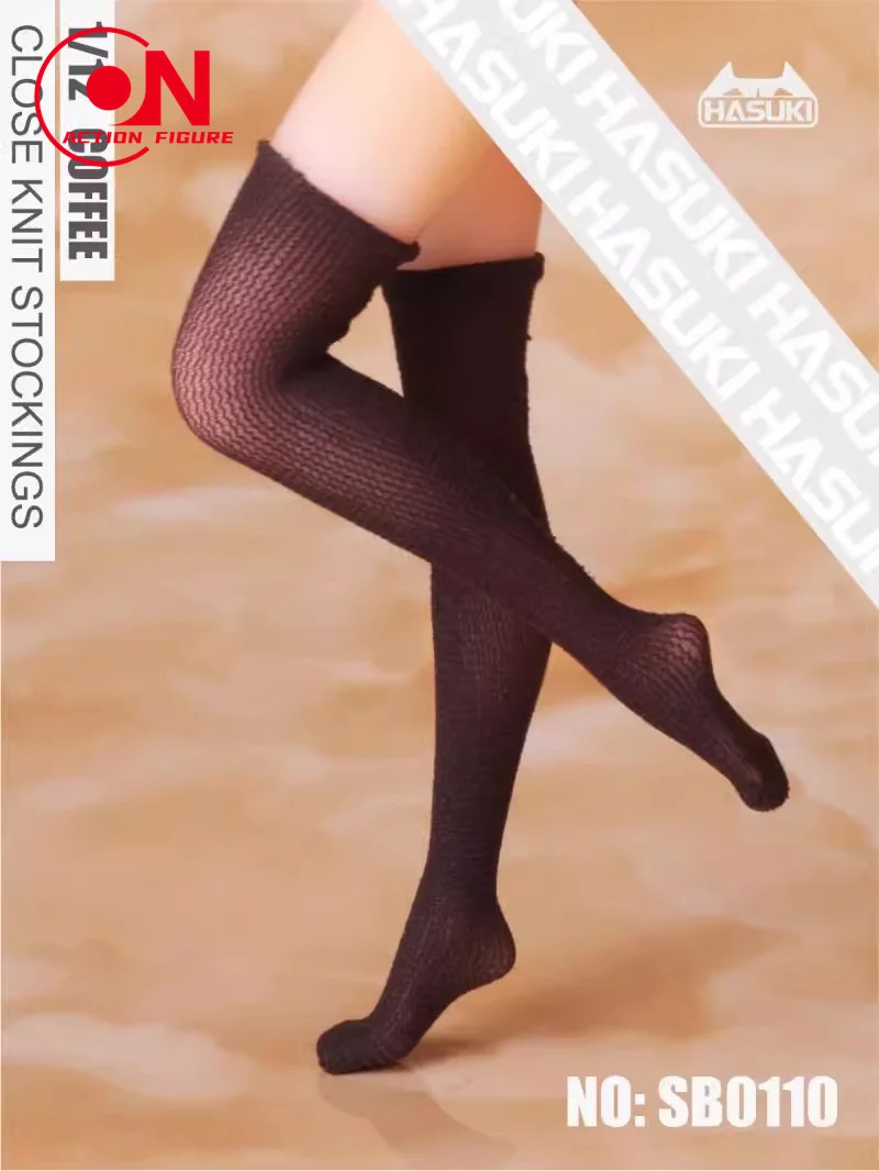 HASUpastel-Chaussettes en maille sans couture, bas 3D, accessoires vestisens, échelle 1/12, convient à 6 en effet, corps de figurine de soldat féminin, SB01 SB03 SB04