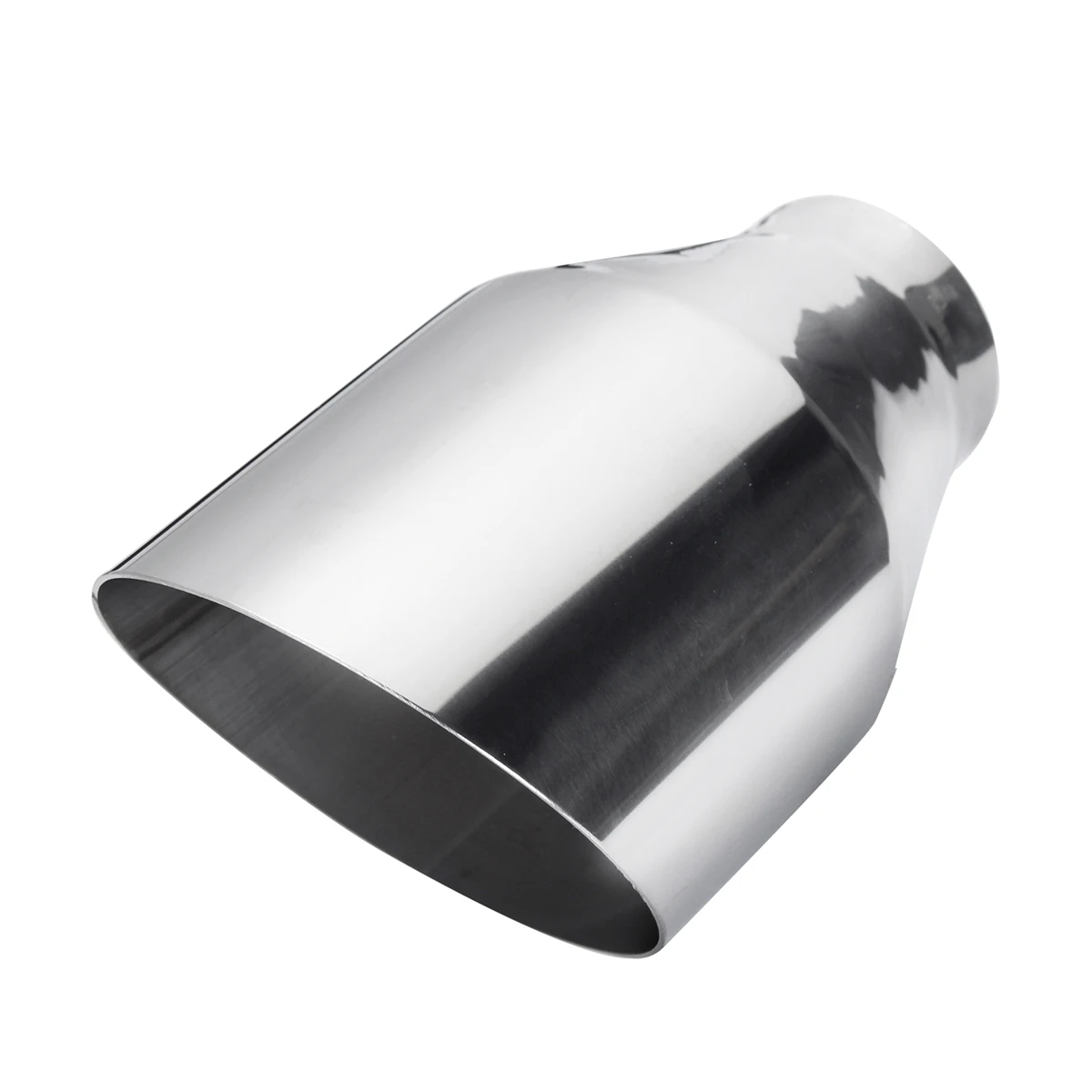 57mm-101mm Stainless Steel Car Exhaust Muffler Pipe Dual Wall Muffler Tip Exhaust System Universal