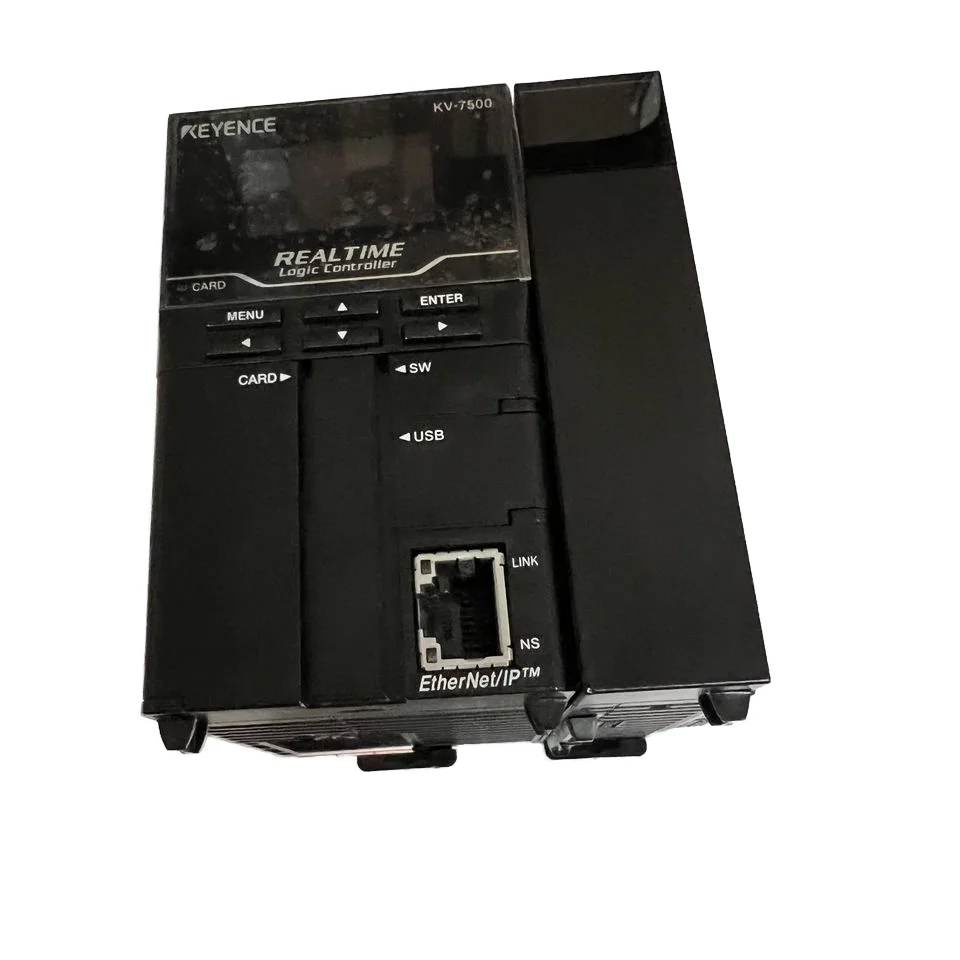 100% Original and Brand New KEYENCE KV-7500 PLC with 220V Operating Voltage Industrial Programmable Logic Controller Module