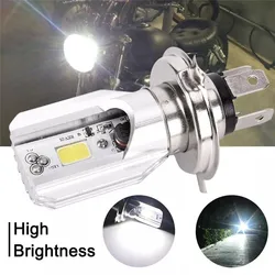 Super Hell Headlight Bulb LED Motorcycle 1x H4 BA20D DC 6V-14V 12W