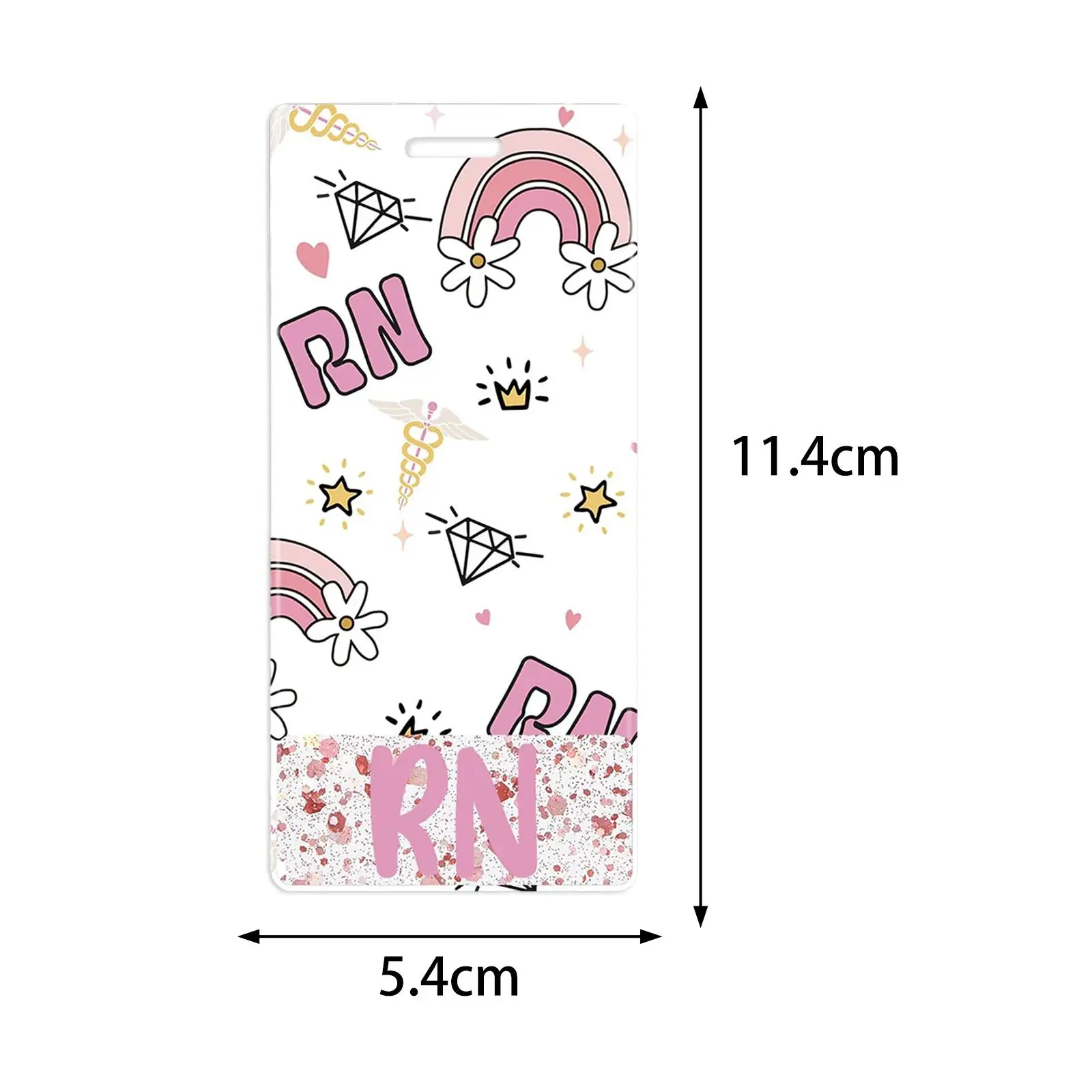 حامل بطاقة شارة ممرضة أكريليك خفيف الوزن ، ملحق تمريض لطبيب المستشفى والطلاب ، زملاء عمل وأصدقاء رائعين