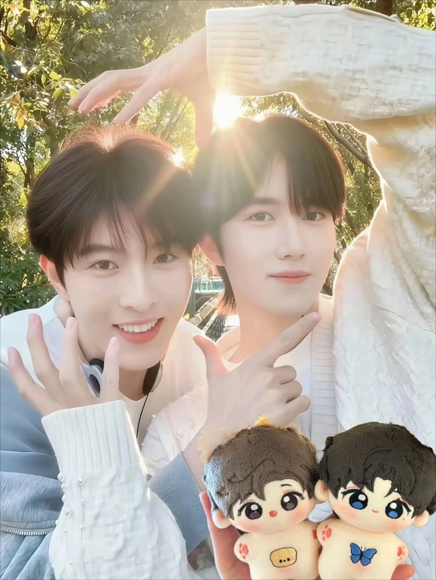 

Плюшевая кукла Peanut CP, 10 см, с ушками, в стиле Q-версии, Huang Xing Qiu Dingjie Hua Yong Sheng Shao You, Love Bean