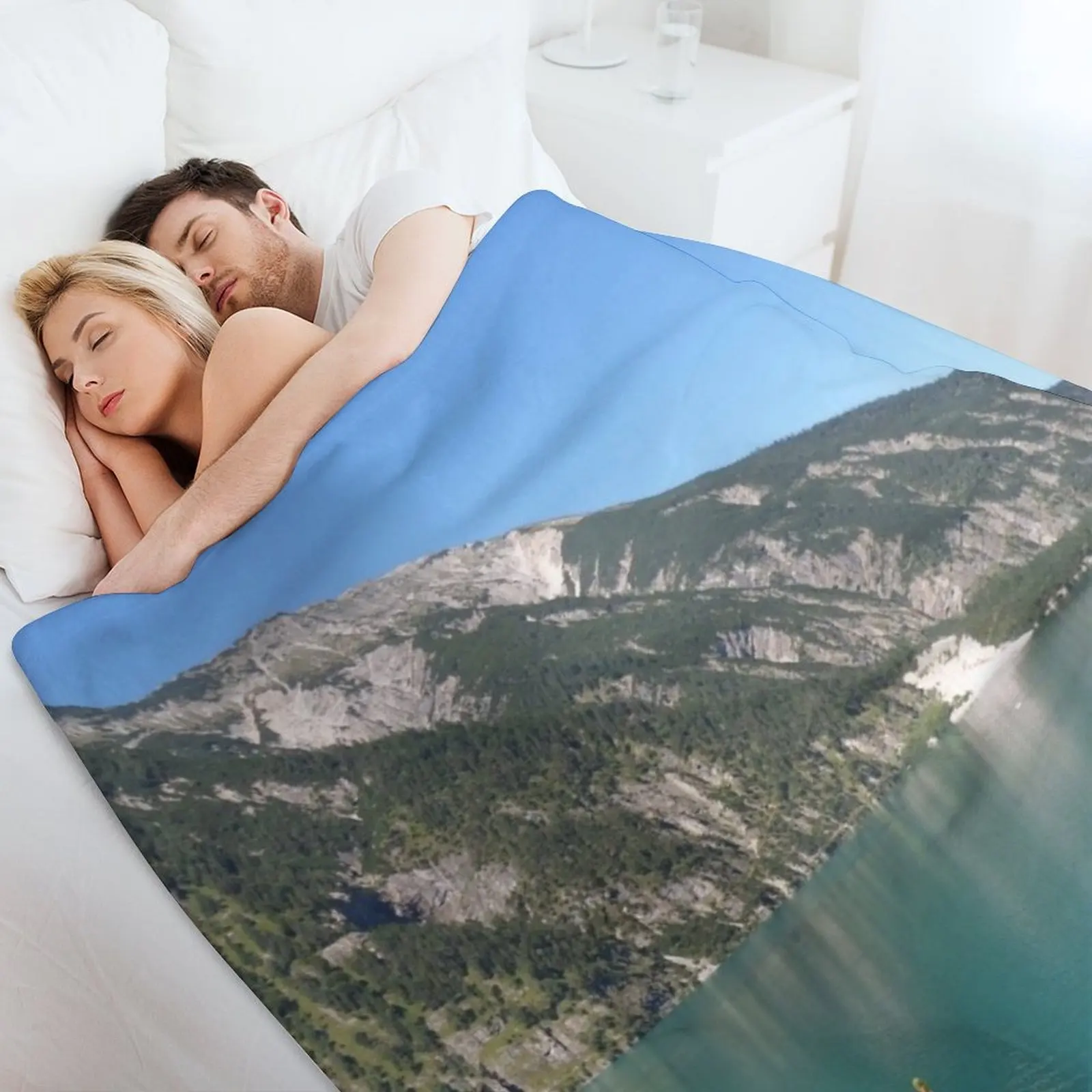 오스트리아 담요 여행용 장식 침구 소파용 얇은 담요