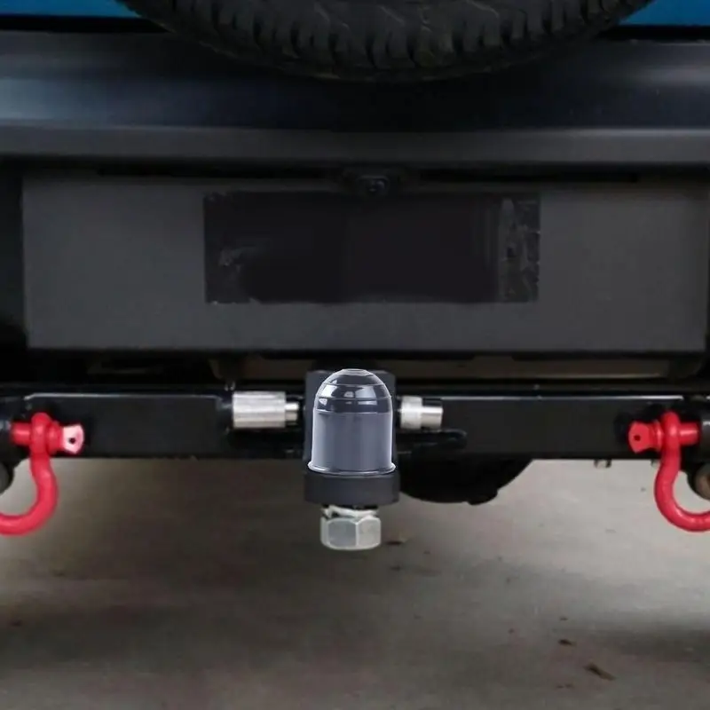 Universal 50MM Trailer อุปกรณ์เสริมสีดําเงินพลาสติก Trailer Ball COVER TOW Bar Ball ฝาครอบ Hitch ป้องกันจัดแต่งทรงผมรถ