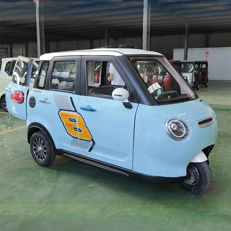 أفضل بيع مركبات الطاقة الصغيرة الجديدة المغلقة 2 أبواب دراجة ثلاثية العجلات الكهربائية الصغيرة لمركبات الركاب