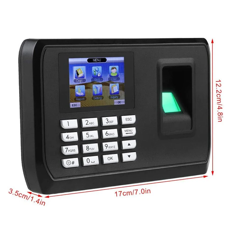 

July003 Cheap Price Fingerprint Time Attendance Recording Machine