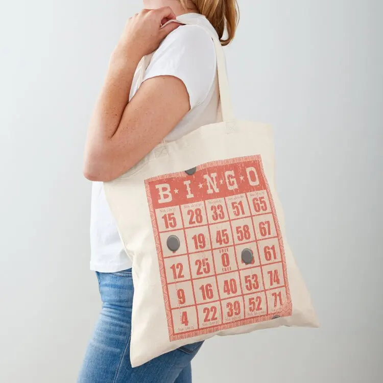 

Hipster kitsch vintage bingo card game card Tote Bag women bag tote bag Women bags Candy bags
