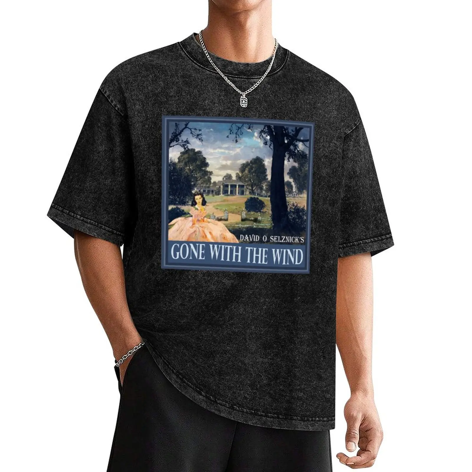 

Gone With The Wind Tara T-Shirt man clothes anime figures heavyweights blue archive sweat shirts, men