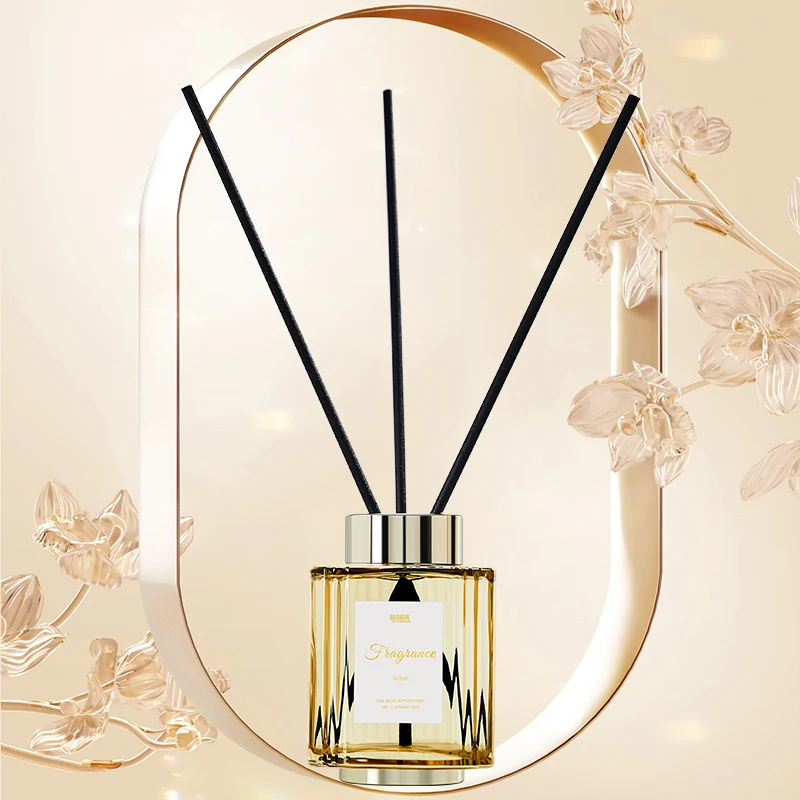 

Aromatherapy Vine Diffuser Lavender Jasmine Aromatherapy Diffuser Set with Black Fiber Rod Bedroom Bathroom Office Air Freshener