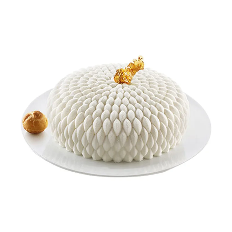 

Flower Mousse Cake Silicone Mold - DIY French Dessert & Cake Decoration Mold, Food Grade Baking Accessory