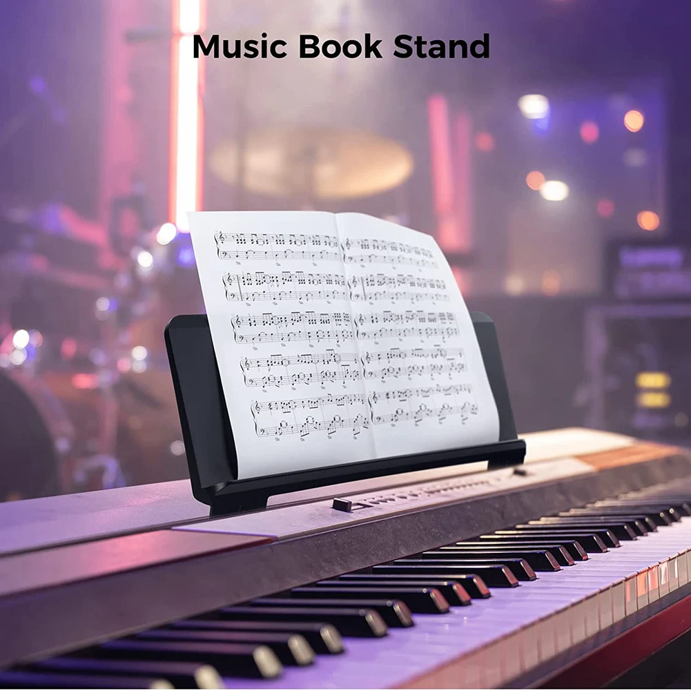 A20Z Sheet Music Stand, Portable Desktop Book Stand Sheet Music Stand for Casio Roland Yamaha P35 P45 P48 P105 P115 P121