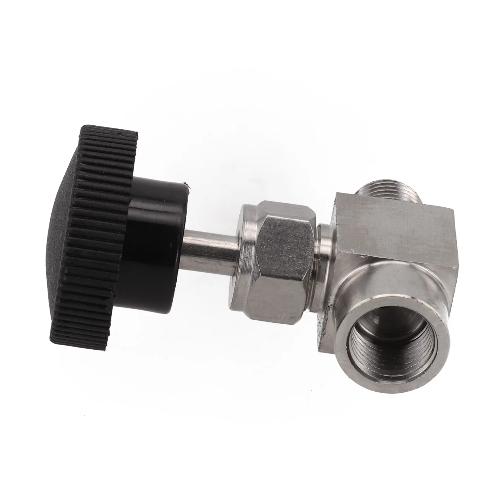 Flow Control Valve 14 NPT Female to Male 304 Stainless Steel Water Gas Oil Max Pressure 915 PSI Package Includes 1 Valve