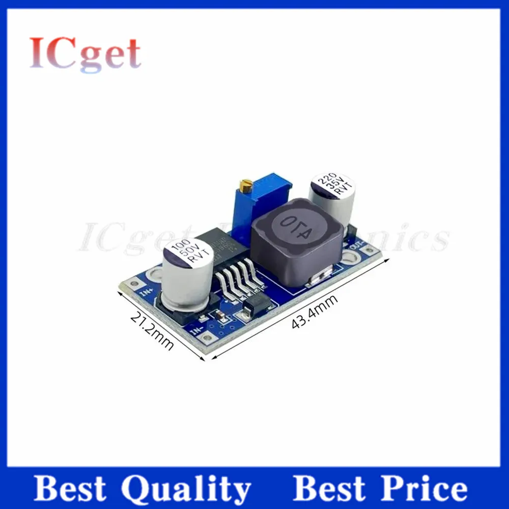 1-10Pcs LM2596 LM2596S ADJ Power supply module DC-DC Step-down module 5V/12V/24V adjustable Voltage regulator 3A