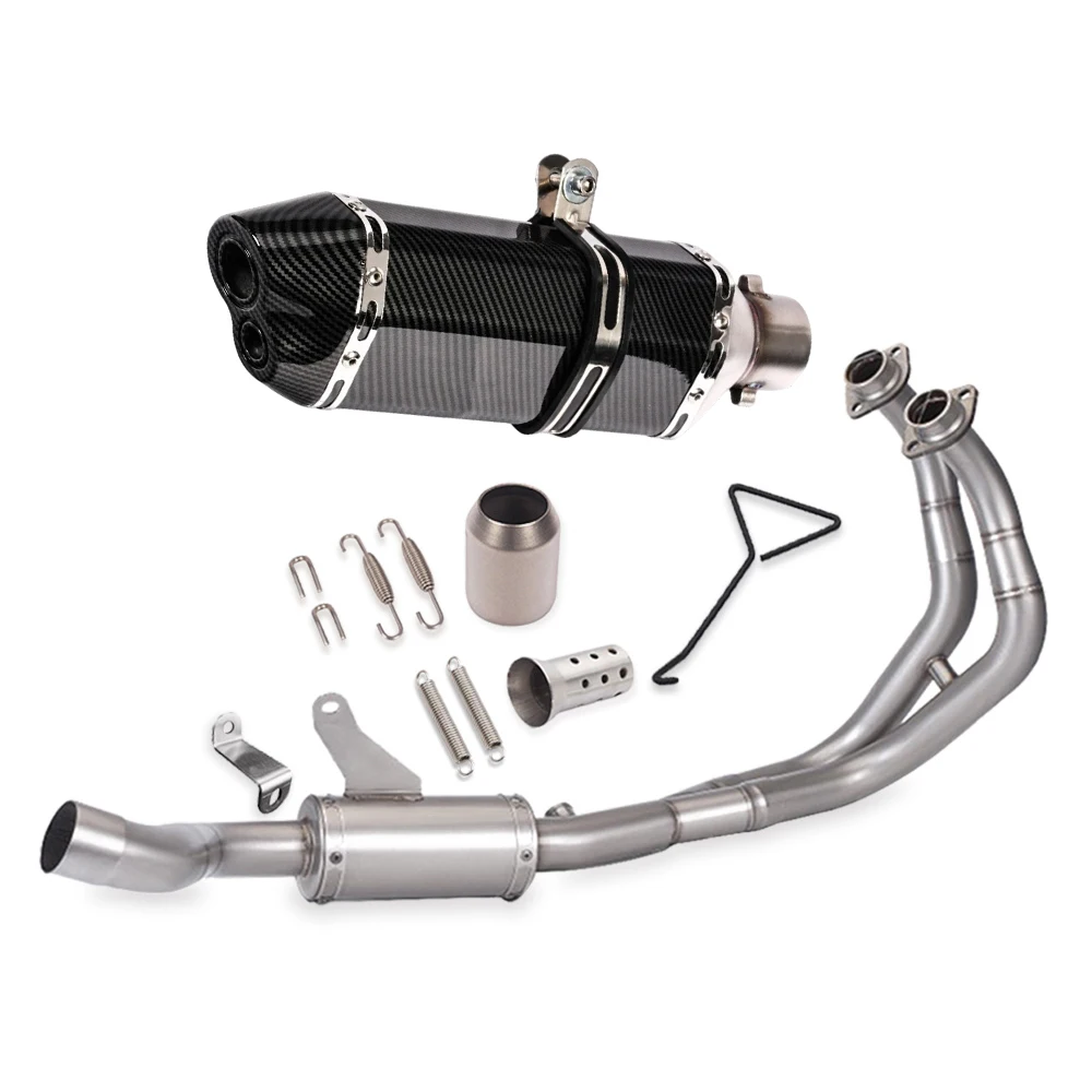Exhaust SystemsExhaust SystemsFor Yamaha YZF R7 2021- 2025 Whole System Exhaust Header Pipe Muffler TipsExhausts PipesExhausts P