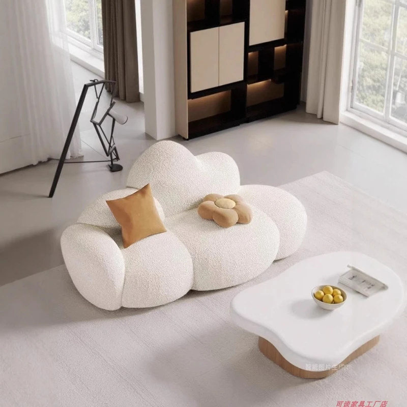 Apartment Modern Sofa Corner Lazy Inflatable Living Room Sofa Small Floor Muebles Lounge Salon Designer Divano Trendy Furniture