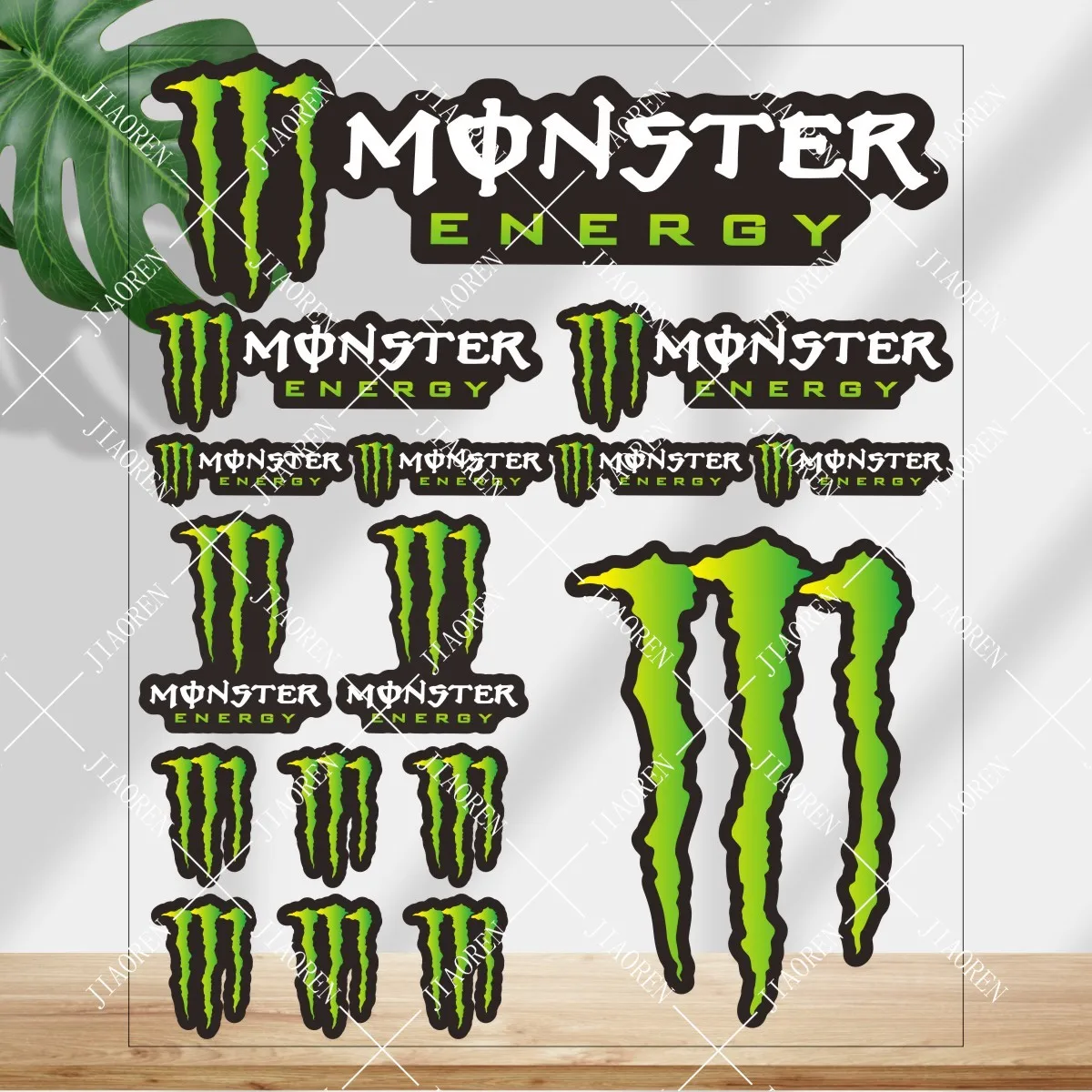 الهالوين الوحش الطاقة ملصق شعار دراجة نارية خوذة خزان سيارة دراجة عاكس ملصق مائي كيت # 5 #1