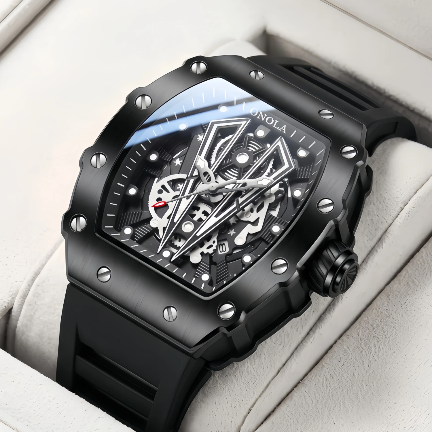 ONOLA Top-Marke Herren Mode Quarz Sportuhr Wasserdichte Männeruhr Luxus Armbanduhr Herren Dressuhr