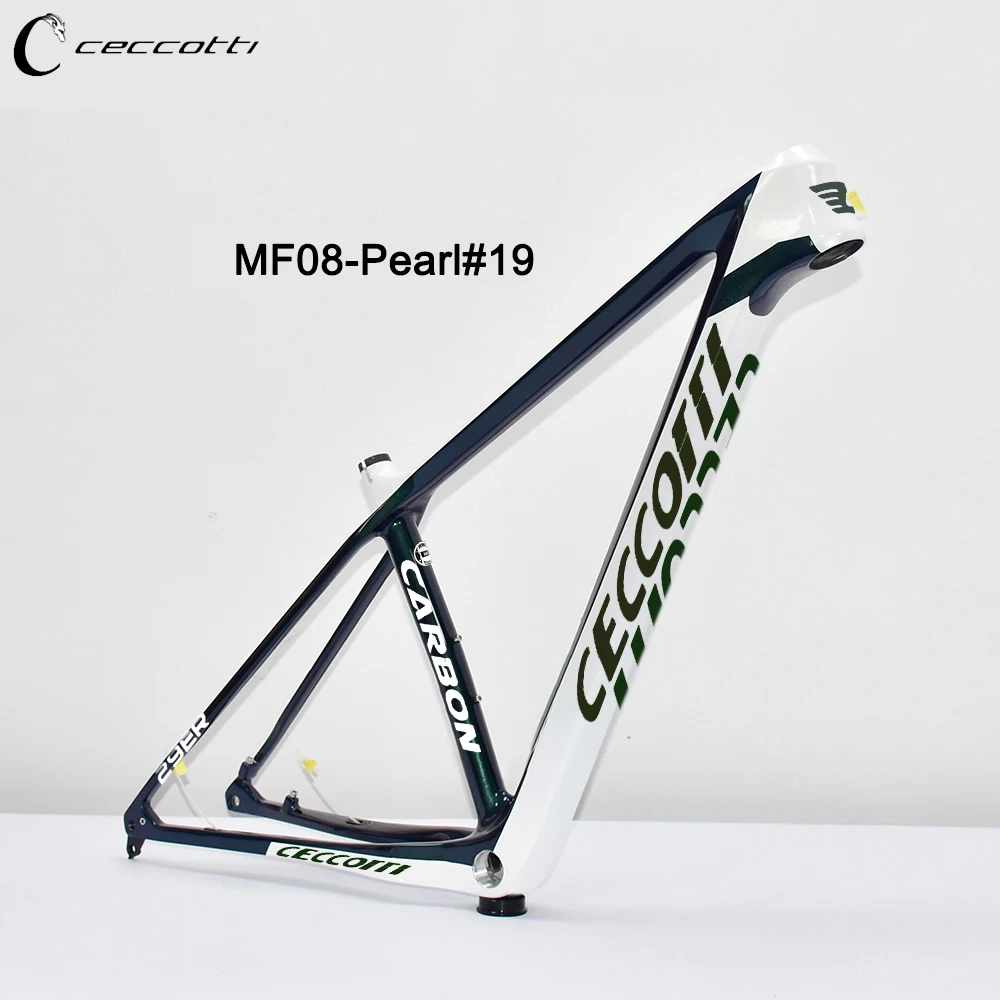 CECCOTTI Carbon Mountain Bike Frame MF08 Model 29er MTB, 12x148 Boost Disc Bicycle Frame