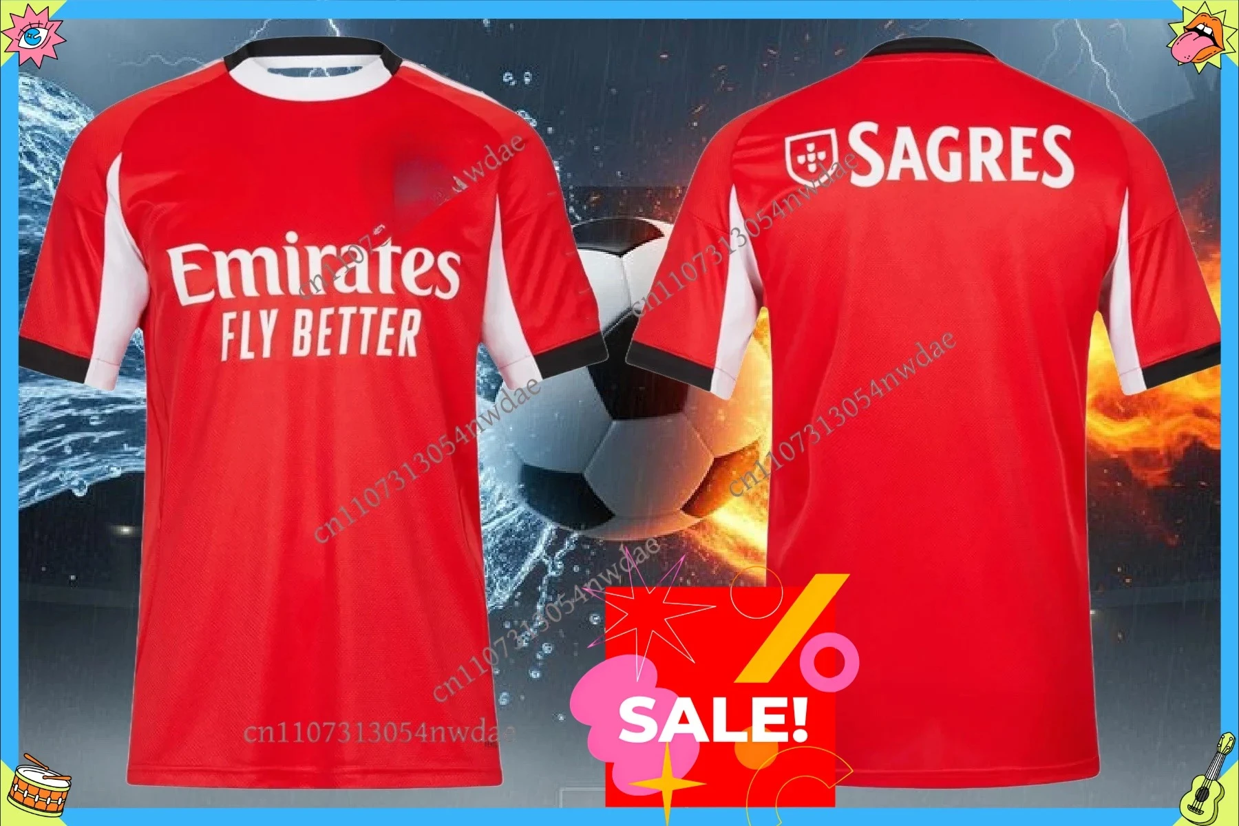 

Portugal 3D Printed men's football T-shirt, breathable quick drying T-shirt, football training T-shirt, novelty for 2025