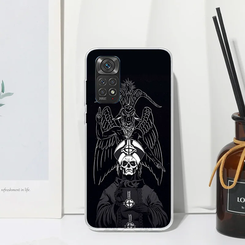 Ghost Papa Emeritus Phone Case For Xiaomi Redmi Note 13 12S 11S 10S 12 11E 10 Pro Plus 11T 9S 9 8T 8 7 Art Fundas Back Cover