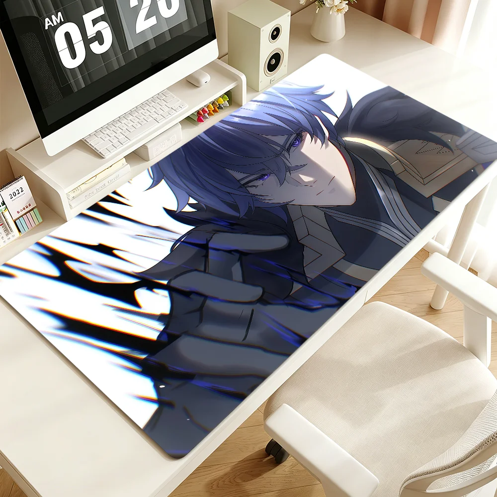 Valeriy Genshin Impact Mouse Pad Non-slip Lockedge Gaming Desktop MousePad Large Thickened Comfort Office Student view 3