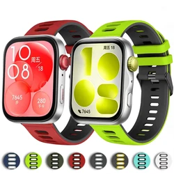 Silicone Strap For Huawei Watch Fit 5/4/3 Sports Watchband Replaceable Breathable Wristband Huawei Watch Fit 5/4 Pro Bracelet